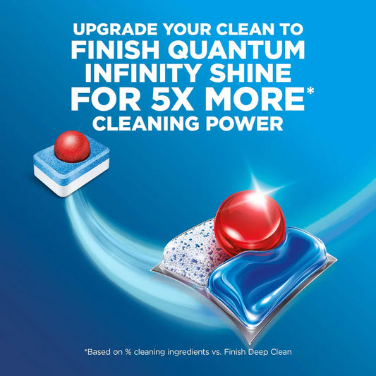Finish - All in 1 Ultra - Automatic Dishwasher Detergent - Powerball - Dishwashing Tablets Powerful Clean - Dish Tabs - Fresh Scent - 2.4 KG - 140 Count